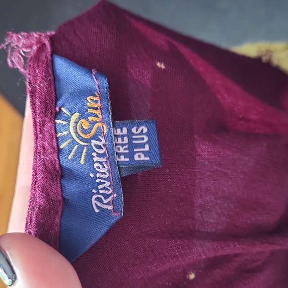 2/$25 or 3/$30 90s Boho Hippie Floral Embroidered Oversized Midi/Maxi Sun Dress - Picture 4 of 8